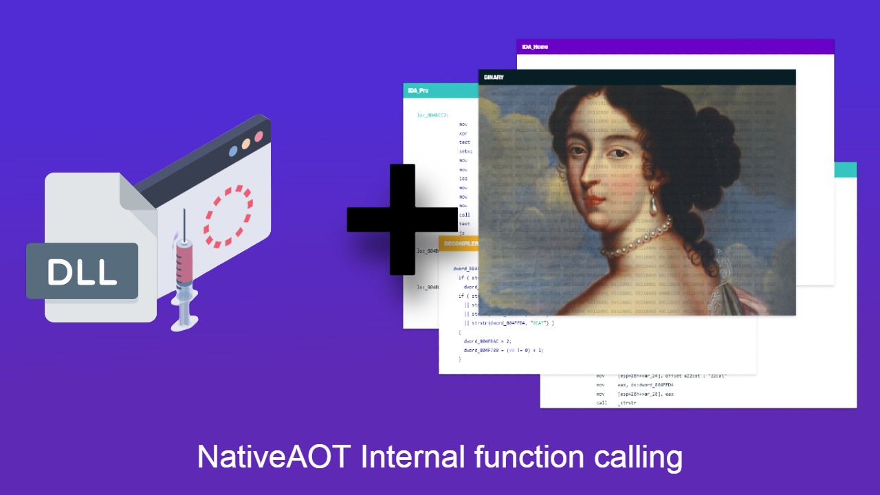 Injecting a .NET Native AOT assembly to call internal functions